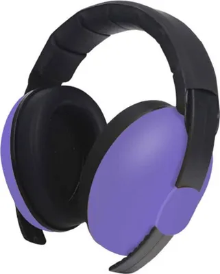 Produktbild von INF Geräuschunterdrückende Ohrenschützer: Komfortabel & Verstellbar Violett