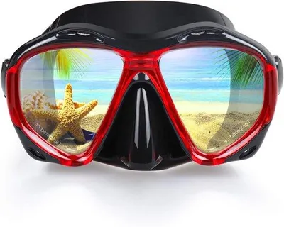 Produktbild von 180° Sicht HD Tauchmaske Anti-Beschlag Schwimmen-Set für Erwachsene und Kinder