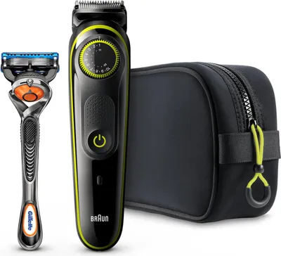 Obrázok produktu pre Braun 81703319, Umývateľný, Striedavé napájanie / batéria, Čierna, Zelená