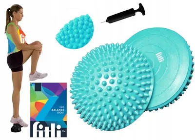 Produktbild von Fitli Sensorische Massage-Igelbälle 16 cm, 2er-Set + Pumpe