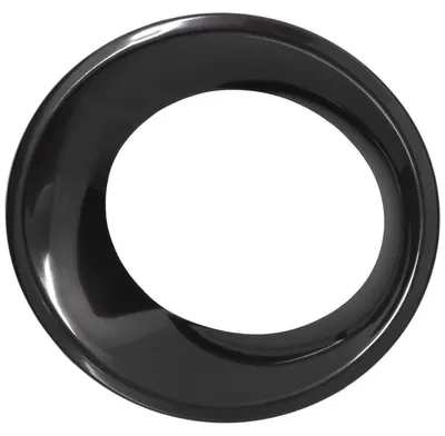 Productafbeelding van Beugel voor mistlamp, links, zwart glanzend, voor BMW X3 E83, modeljaren 2006-2010