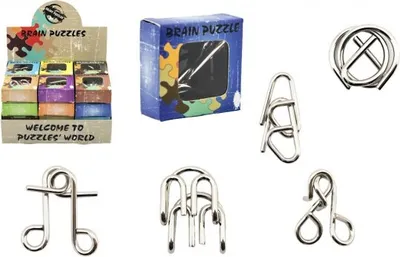Produktbild von Puzzle Metall Artenmix in Schachtel 5x5cm