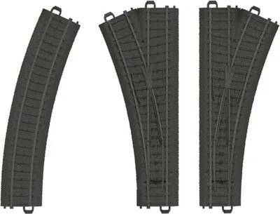 Produktbild von märklin Kunststoffgleis und Weichen-Set