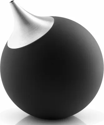 Produktbild von Eva Solo Seifenspender, Flüssigseifenspender, Seifendosierer, Silikon/Kunststoff/Edelstahl, Schwarz, 150 ml, 530672