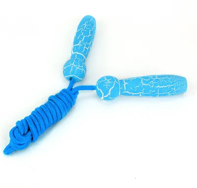 Produktbild von Holz verstellbare Springseil Fitness Kinder Studenten Erwachsene Springseile ToyBlue