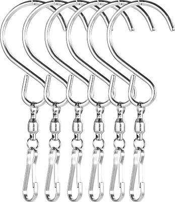 Obrázek produktu pro Závěs s háčkem z nerezové oceli, 30 cm, 20 kusů
