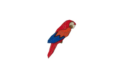 Image de BeWooden Ara Parrot Broche en bois