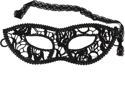Produktbild von Venezianische Augenmaske für Maskenball, mit Tüllband, 25 cm breit, 9 cm hoch