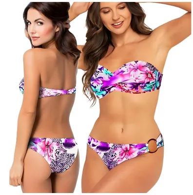 Obrázek produktu pro Dvoudílné dámské bikiny, set horní a spodní díl, plážové, ve stylu boho, velikost L