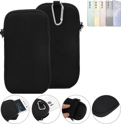 Produktbild von K-S-Trade Neopren-Hülle Handyhülle kompatibel mit Meizu 21 Schutzhülle Neoprenhülle Sleeve Schutz-Hülle Gürtel Tasche Case Holster Handytasche
