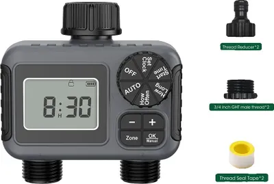 Produktbild von Gartenbewässerungsuhr, programmierbar, wassersparend, G-Gewinde