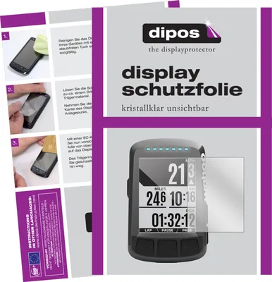 Produktbild von 3x Schutzfolie für Wahoo Elemnt Bolt GPS klar Displayschutzfolie Folie Display Schutz dipos