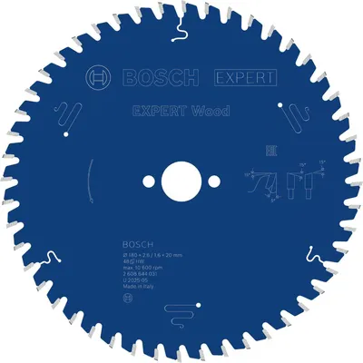 Productafbeelding van EXPERT Houtzaagblad, 180x2,6/1,6x20 mm, Z48