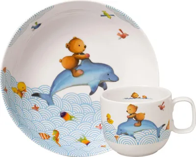 Produktbild von Villeroy & Boch HAPPY AS A BEAR Kindergeschirr-Set 2-tlg