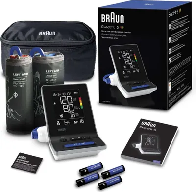 Produktbild von Braun ExactFit 3 BUA6150WE - Blutdruckmessgerät
