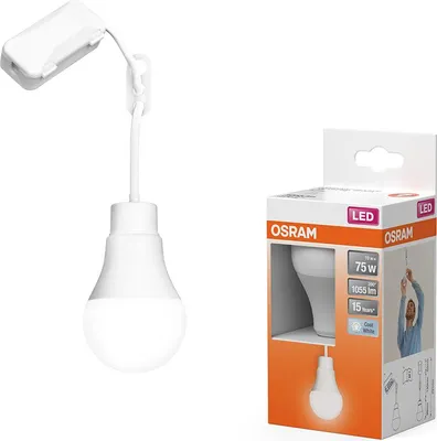 Produktbild von Osram LED A60 Birne Renovierlampe 10W matt 1055lm Neutralwei 4000K Steckklemme