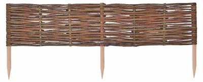 Zdjęcie produktu dla Płot ogrodzeniowy wiklinowy ręcznie wyplatany 100 x 20 cm 10 szt.