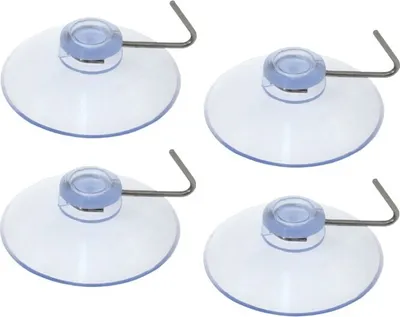 Zdjęcie produktu dla Przyssawki z haczykami, średnica 40 mm, 4 szt.