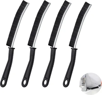Produktbild von Spaltreinigungsbürste,4 Stück Hartborsten Eckenreinigungsbürste,Fugenbürste, Crevice Cleaning Brush,Tiefenreinigung Von Reinigungsbürste für WC Bad Küchen und Haushalt Reinigungswerkzeug-4pcs