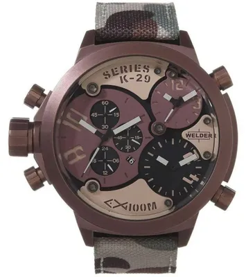 Produktbild von Herrenuhr in Braun mit schwarzen Akzenten
