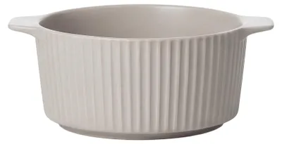 Obrázok produktu pre Keramická zapekacia misa Gusto, priemer 18,5 cm – prírodná matná s jemnými škvrnami, Clay
