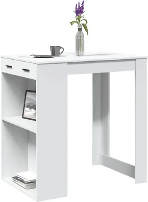 Productafbeelding van Maison Exclusive - Barkruk, wit, 102 x 70 x 103,5 cm, composiethout