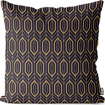Produktbild von VOID Art Deco fein gemustert Kissenbezug Kissenhülle Sofakissen Kissen Deko Outdoor-Kissen Dekokissen