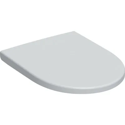 A white toilet seat is shown from a diagonal angle against a white background.