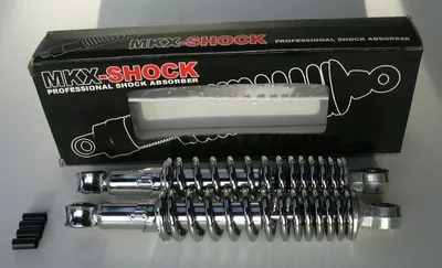 Produktbild von MKX-Shock Stossdämpfer Twin-shock chrom 340 mm