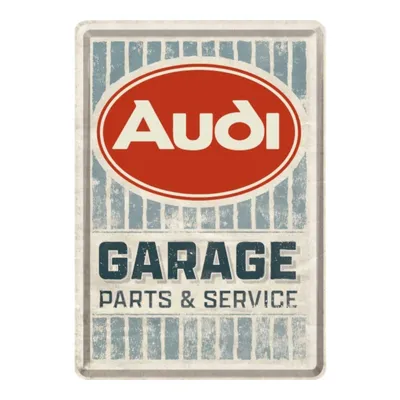 Zdjęcie produktu dla Nostalgic-Art - Blaszana pocztówka - Audi - Garaż