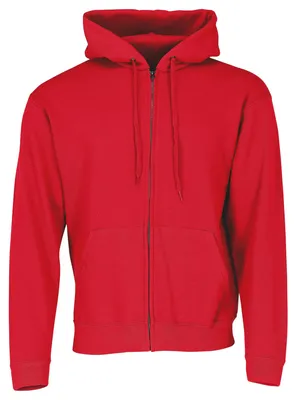 Produktbild von CLASSIC HOODED SWEAT JACKET | Uni Kapuzenjacke mit verdecktem Reißverschluss, Baumwolle-Polyester-Mix, doppelte Kapuze & Vordertaschen