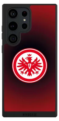 Produktbild von NIVOCASE Handyhülle für Samsung Galaxy S23 Ultra Hülle NIVOpure Case Schwarz Eintracht Frankfurt Offizielles Lizenzprodukt Wappen