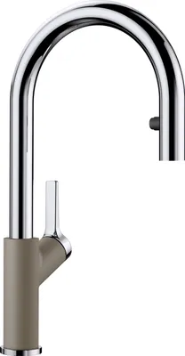 Produktbild von BLANCO CARENA-S Vario Armatur / Tartufo/Chrom / Zugauslauf / Hochdruck