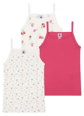 Immagine prodotto di Petit Bateau, camicie con bretelle per bambine, modello A0d3t, variante 1, taglia 2 anni