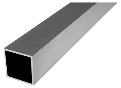 Produktbild von Aluminium Vierkantrohr 60x60x5mm, Länge 1,0 m