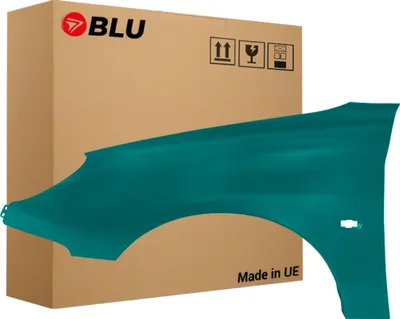 Image de BLU Aile Compatible avec Peugeot 206 KRU Gauche Grün Vert Ceylan | 1998-2009 | Avant | Peint| Pr?t ? Monter | Acier