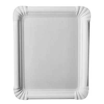 Produktbild von Papstar Teller, Pappe "pure" eckig 16,5 cm x 20 cm weiß, 2 x 250 Stück
