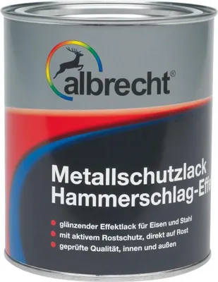 Produktbild von Albrecht Metallschutzlack Hammerschlag-Effekt 375 ml schwarz