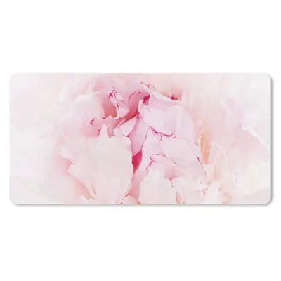 Produktbild von MuchoWow® Mauspad Mousepad Nahaufnahme einer dichten rosa Pfingstrose 60x30 cm - Mousepads - Maus Mat - Pad - Mausunterlage - Nachhaltig