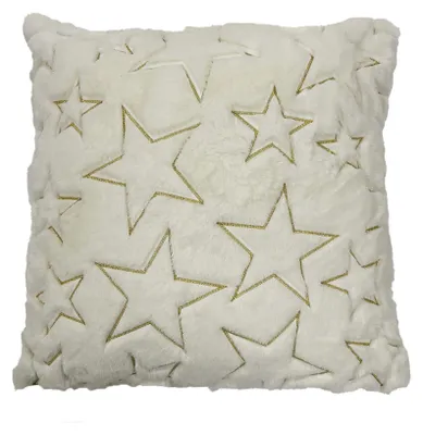 Produktbild von Textino Dekokissen Stella 45x45 cm Weiß