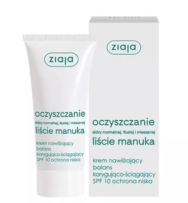 Productafbeelding van Ziaja Manuka Leaves Reinigings- en hydraterende crème, SPF 10, 50 ml / 9137