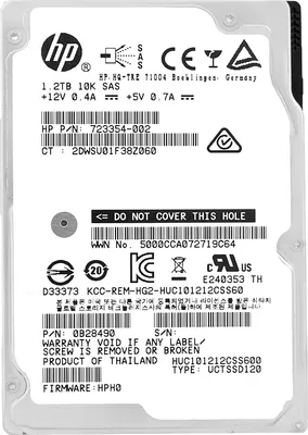 Obrázok produktu pre HP 1.2TB HUC101212CSS600 10000Rpm 64Mb Cache Sas II 2,5'' palca 723354-002