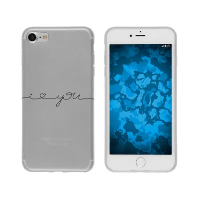 Produktbild von PhoneNatic Case kompatibel mit Apple iPhone 7 / 8 / SE 2020 Silikon-Hülle in Love M2