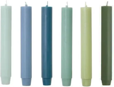 Obrázok produktu pre Cactula Dicke sviečky – Nordsee – priemer 2,6 cm, výška 18 cm – 6 kusov