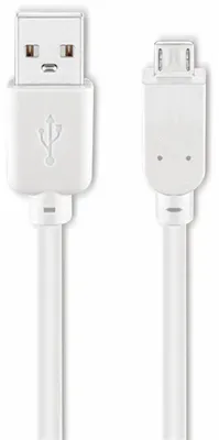Obrázek produktu pro Goobay 1.8m USB 2.0 A/Micro-B, 1,8 m, USB A, Micro-USB B, USB 2.0, Samec/samec, Bílá
