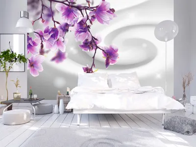 Produktbild von Vlies Fototapete 400x280 cm Tapeten Wandtapete XXL Blumen b-A-0325-a-c