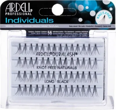 Immagine prodotto di Ciglia finte individuali Duralash Knot-Free Naturals per donna 56 - Nero lungo - Ardell