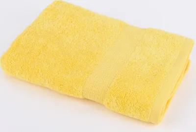 Produktbild von Qualitätsfrottee Handtuch 100% Baumwolle 500g/qm gelb Größe  Duschtuch 70 x 140 cm
