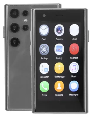 Produktbild von Mini-Smartphone - 3,0 Zoll HD-Display - Ultradünn - 2GB RAM - Schwarz