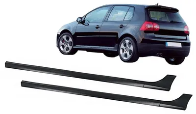 Imagen del producto de Faldones laterales para VW Golf 5 V MK5, modelo 2003-2007, diseño GTI.